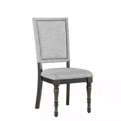 Gray Dawson Upholstered Dining Chairs, Set of 2