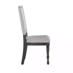 Gray Dawson Upholstered Dining Chairs, Set of 2