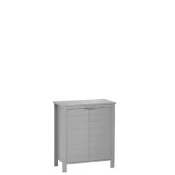 Gray 2-Door Floor Cabinet
