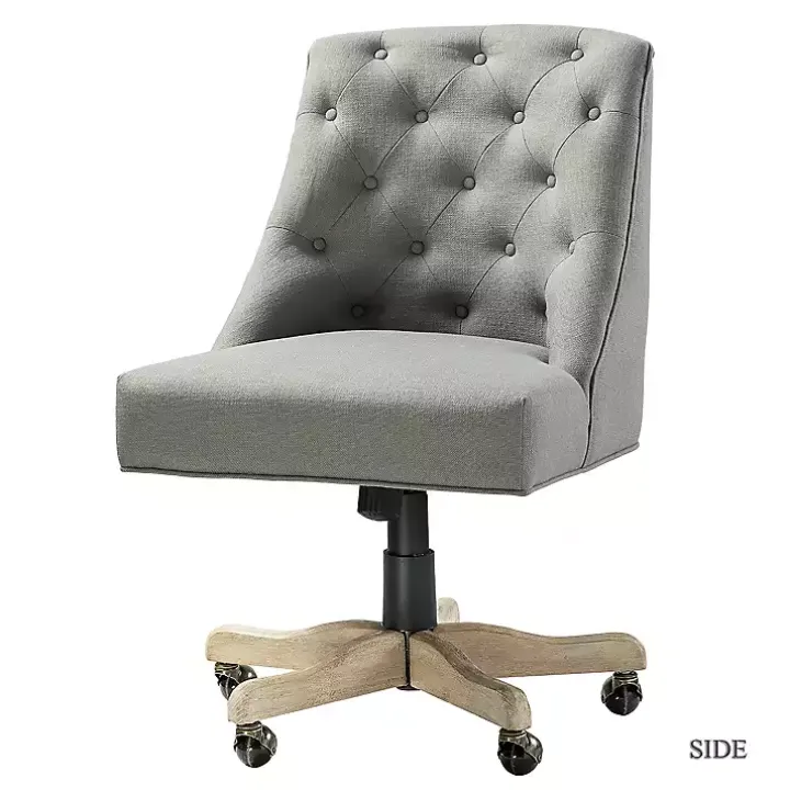 Gray Dylan Upholstered Office Chair