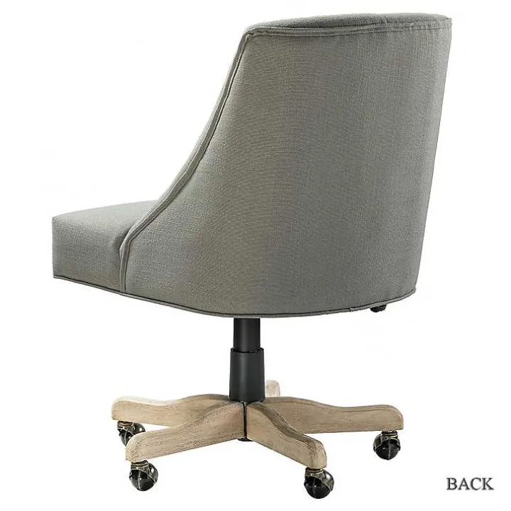 Gray Dylan Upholstered Office Chair
