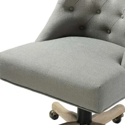 Gray Dylan Upholstered Office Chair