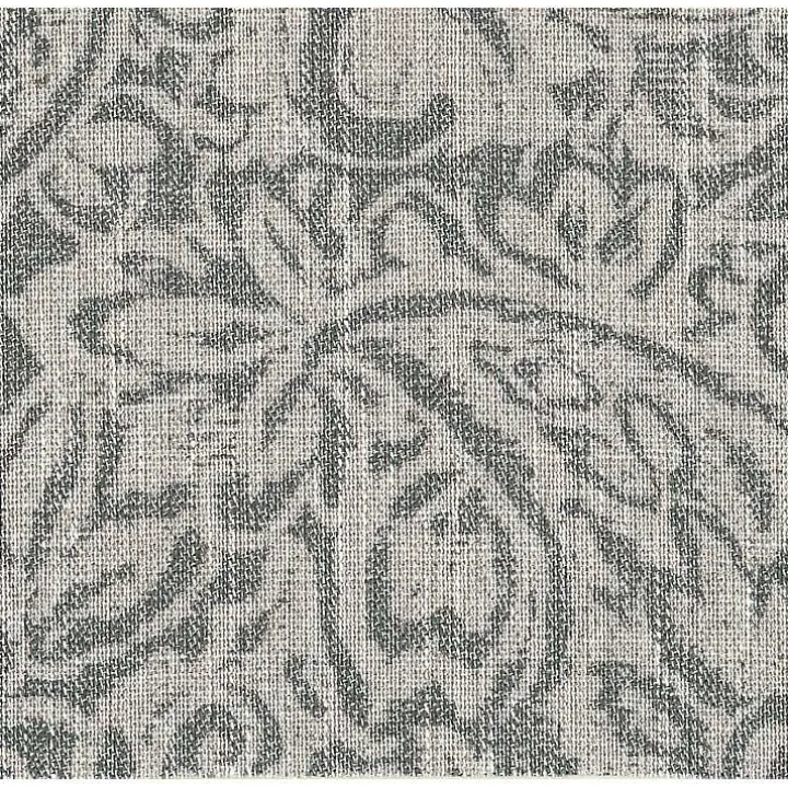 Gray Floral Parsons Dining Chairs, Set of 2