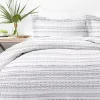 Gray Geometric 3-pc. King Duvet Cover Set