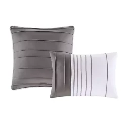 Gray Jax Plaid 5-pc. Full/Queen Comforter Set