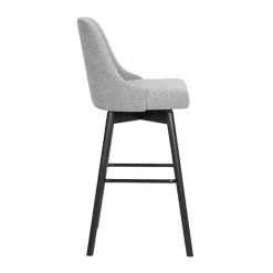 Gray Sicily Swivel Counter Stool