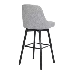 Gray Sicily Swivel Counter Stool