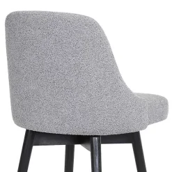 Gray Sicily Swivel Counter Stool