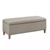 Gray Soft-Close Storage Bench