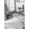 Gray Thigpen Diamond Area Rug, 5x8
