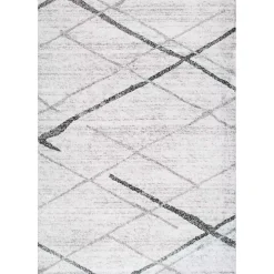 Gray Thigpen Diamond Area Rug, 5x8