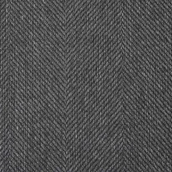 Gray Upholstered Cane Detailing Dining Chair