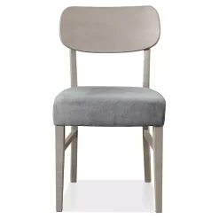 Gray Upholstered Porter Dining Chairs, Set of 2