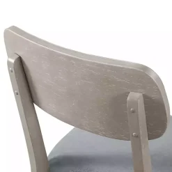 Gray Upholstered Porter Dining Chairs, Set of 2