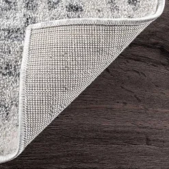 Gray Vintage Distressed Area Rug, 10x14