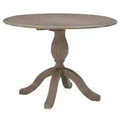 Gray Wash Drop Leaf Dining Table