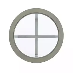 Gray Wood & Glass Top 3-pc. Table Set