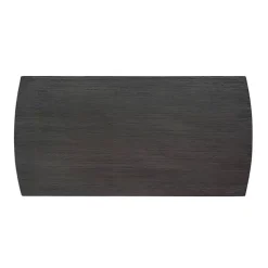 Gray Wood Slat Accent Table