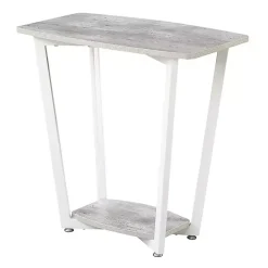 Graywash White Joanne Accent Table