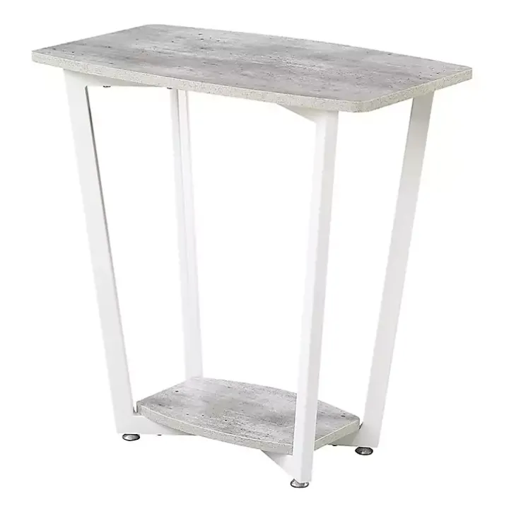 Graywash White Joanne Accent Table