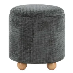 Green Bacci Nesting Ottomans, Set of 2