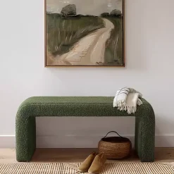 Green Boucle Waterfall Bench