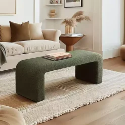 Green Boucle Waterfall Bench