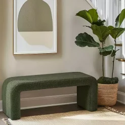 Green Boucle Waterfall Bench