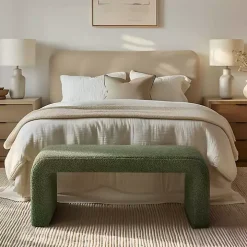 Green Boucle Waterfall Bench