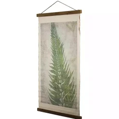 Green Fern Leaf Scroll Tapestry