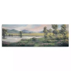 Green Field Canvas Art Print