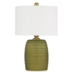 Green Glass Fiola Table Lamp