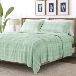 Green Soft Thatch 3-pc. Twin Sheet Set