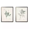 Greenery Botanicals I Framed Art Prints, Set of 2