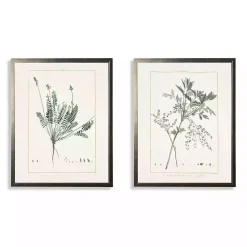 Greenery Botanicals I Framed Art Prints, Set of 2