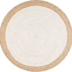 Hand Woven Jute Eugene Round Area Rug, 6 ft.