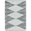 Heath Black and White Moon Area Rug, 8x10