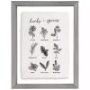 Herbs and Spices Framed Wall Plaque