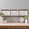 Home Sweet Home Rustic Door Frame Wood Wall Plaque