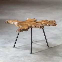 Honey Natural Teak Wood Coffee Table
