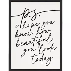 Hope You Know Framed Wall Plaque