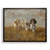 Hunting Dogs Framed Art Print