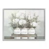 Hydrangea Bouquets Framed Wood Wall Plaque