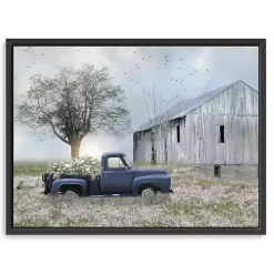 I Must Have Flowers Framed Giclee Canvas Art Print