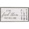 If You Feed Them Framed Canvas Art Print
