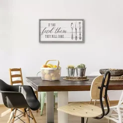 If You Feed Them Framed Canvas Art Print