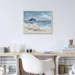 In Waiting Framed Canvas Art Print