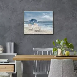 In Waiting Framed Canvas Art Print