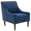 Indigo Blue Upholstered Shea Accent Chair