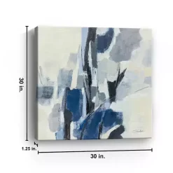 Indigo Mosaic Canvas Art Print